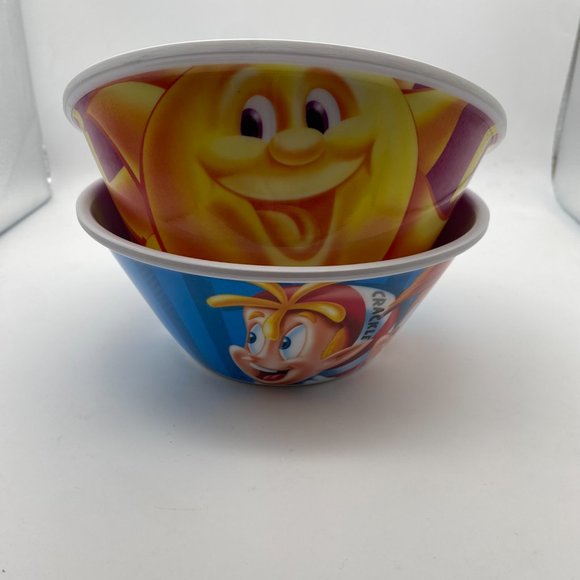 2 Kellogg's Co Melamine Cereal Bowls - Picture 1 of 11